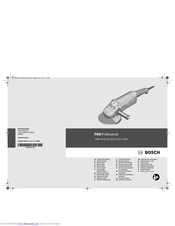 Bosch PWS 2000-230 JE Professional Original Instructions Manual
