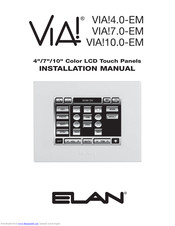 Elan VIA!10.0-EM Installation Manual