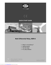 Deif MDR-2 Quick Start Manual