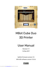 mbot 3d CUBE User Manual