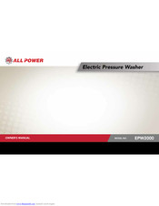 ALLPOWER EPW2000 Owner's Manual