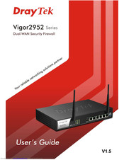 DryTek Vigor 2952 series User Manual