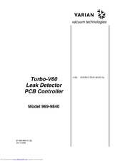 Varian Turbo-V60 Instruction Manual