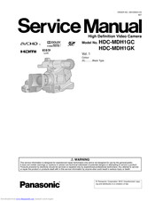 Panasonic HDC-MDH1GK Service Manual