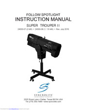 Syncrolite SUPER TROUPER II Instruction Manual