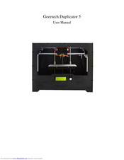 Geeetech Duplicator 5 User Manual