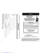 Infinity K911AD1 User Manual