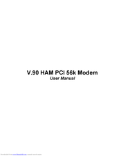 Creatix V.90 HAM User Manual