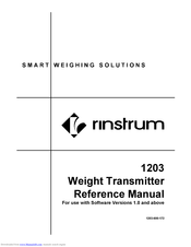 Rinstrum 1203 Reference Manual