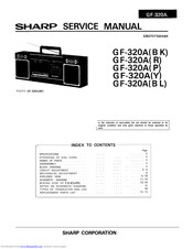 Sharp GF-320A Service Manual