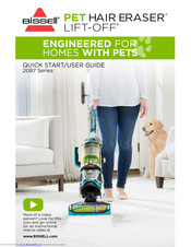 Bissell PET HAIR ERASER LIFT-OFF 2087 