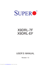 Supero X9DRL-7F User Manual