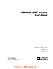 Analog Devices ADSP-2106x SHARC User Manual