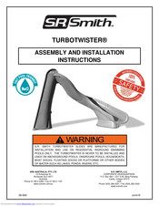 S.r.smith TURBOTWISTER Assembly And Installation Instructions Manual