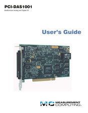 MC PCI-DAS1001 User Manual