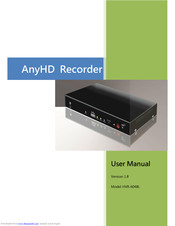 AnyHD HVR-6048L User Manual