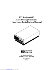HP 6000 SERIES Hardware Installation Manual