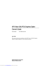 Digital Equipment 9FX Vision 330 Installation Manual