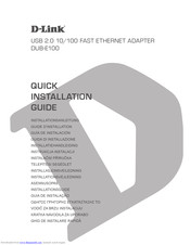 D-Link DUB-E100 Quick Installation Manual