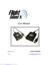 Flight Sounds Flight Sound X User Manual
