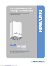 Navien NCN-25K(A) Installation Instructions Manual