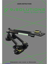 9.Solutions Mini C-pan arm User Instructions