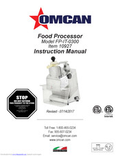 Omcan FP-IT-0300 Instruction Manual