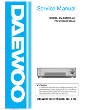 Daewoo DV-K882SY-AN Service Manual