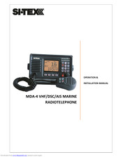 Si-tex MDA-4 Operation And Installation Manual