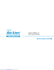 Air Live AirTV-1000U v2 Quick Setup Manual