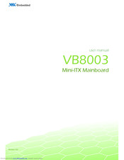 VIA Mainboard VB8003 User Manual