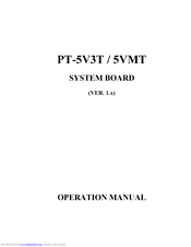Azza PT-5V3T Operation Manual