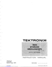 Tektronix 7834 Instruction Manual