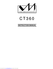 Van Medevoort CT360 Instruction Manual