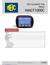 Neic HMGT1000C User Manual