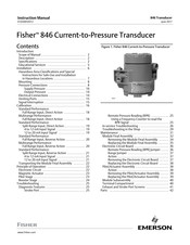 Fisher 846 Instruction Manual