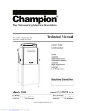 Champion D-HBM5 Technical Manual Addendum