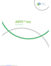 yband therapy ARYS me tracker User Manual