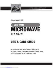 Wellington WWM07 Use & Care Manual