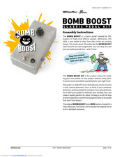 Stewart-MacDonald bomb boost Assembly Instructions Manual