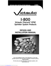 Victaulic FireLock I-800 Installation Manual