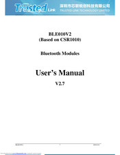 Trusted Link BLE010V2 User Manual