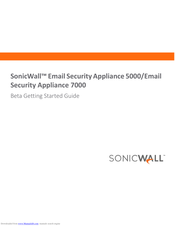 SonicWALL ESA 7000 Getting Started Manual