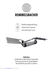 Rommelsbacher KAZ 800 Instruction Manual