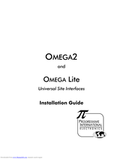 progressive International Electronics Omega2 Installation Manual