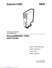 NEC Express5800/53Xi User Manual