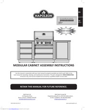 Napoleon Outdoor Modular Island series Assembly Instructions Manual