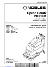 Nobles 612217 - 2601 Operator And Parts Manual
