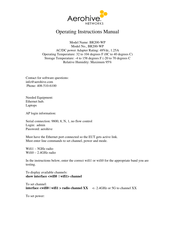 Aerohive BR200-WP Operating Instructions