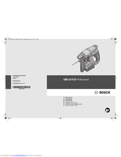 Bosch GBH 18 V-EC Original Instructions Manual